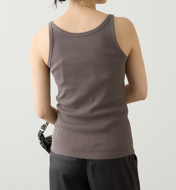  「【レイヤードスタイルに◎】ミニマルテレコタンク」|キャミソール|