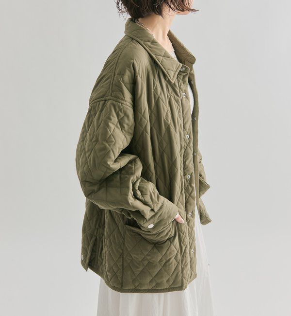  「襟付きキルティングジャケット」|その他|