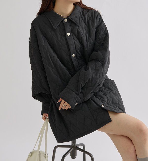 「襟付きキルティングジャケット」|その他|