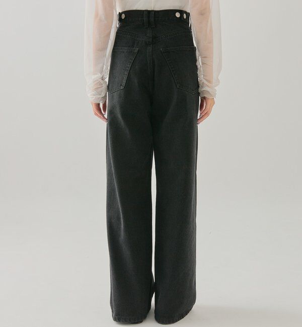  「レース切替デニム」|デニム|