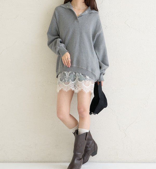  「レースサテンキャミソール」|シャツ・ブラウス|