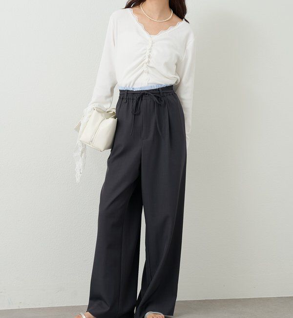  「Wベルトパンツ」|チノ|