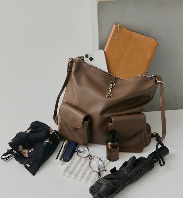  「【@lily.s_y 企画】lilyチャーム3wayBAG」|トートバッグ|キャメル