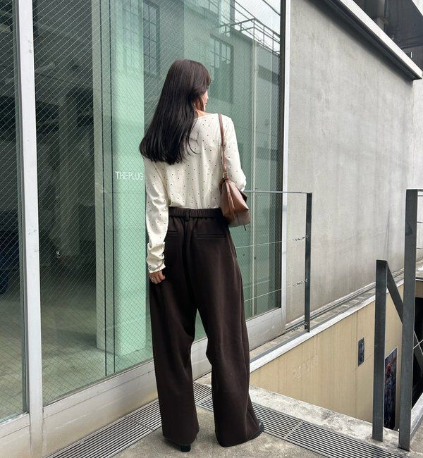  「【年間総売上1位！】裏起毛カーブスウェットパンツ」|チノ|