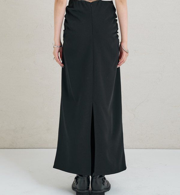  「サイドギャザータックスカート」|スカート|