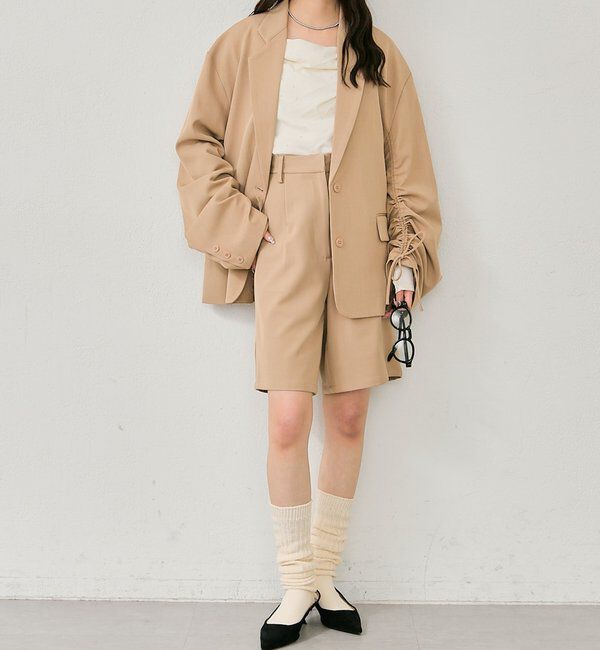  「ドロストスリーブテーラードジャケット」|テーラードジャケット|