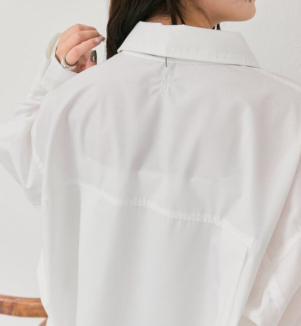  「ボタンレイヤードBIGシャツ」|シャツ・ブラウス|