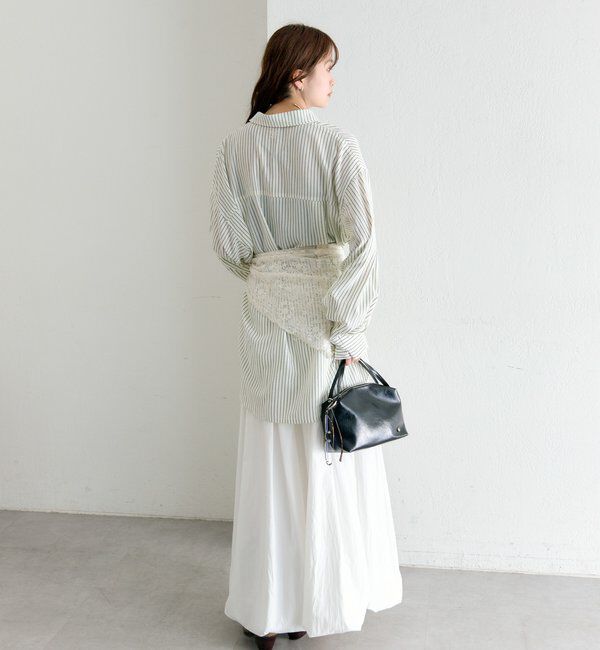  「ボタンレイヤードBIGシャツ」|シャツ・ブラウス|