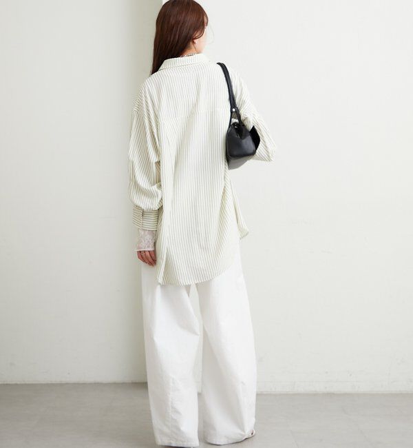  「ボタンレイヤードBIGシャツ」|シャツ・ブラウス|