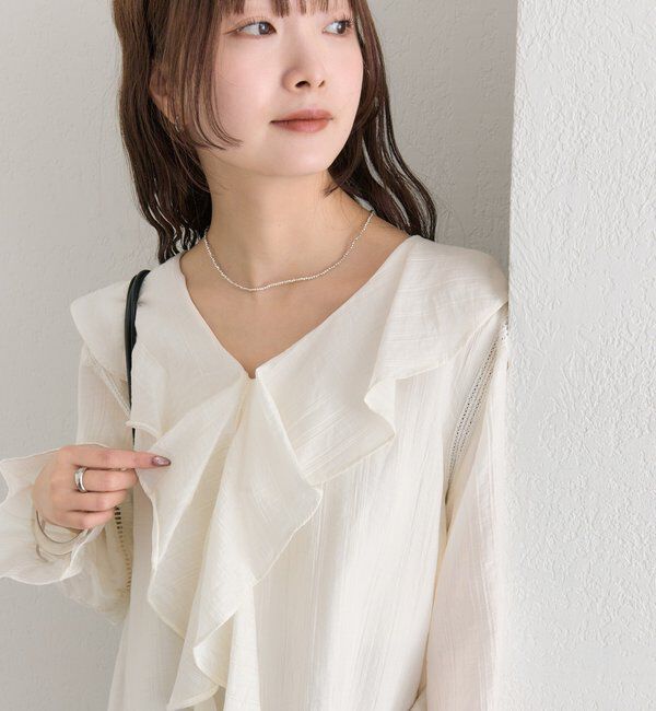  「ラッフルティアードミニワンピース」|ワンピース|