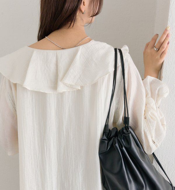  「ラッフルティアードミニワンピース」|ワンピース|