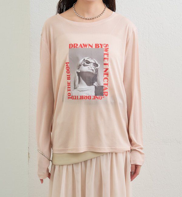  「シアーフォトロングTシャツ」|Tシャツ・カットソー|