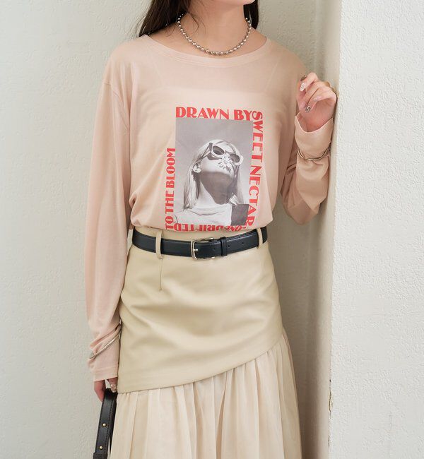  「シアーフォトロングTシャツ」|Tシャツ・カットソー|