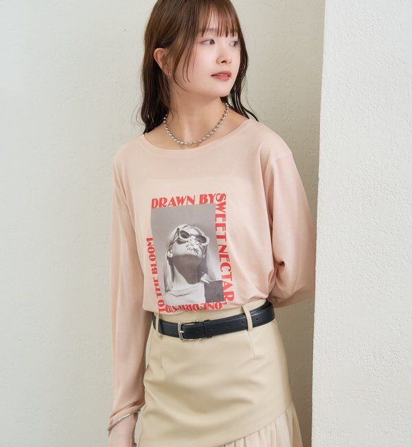  「シアーフォトロングTシャツ」|Tシャツ・カットソー|