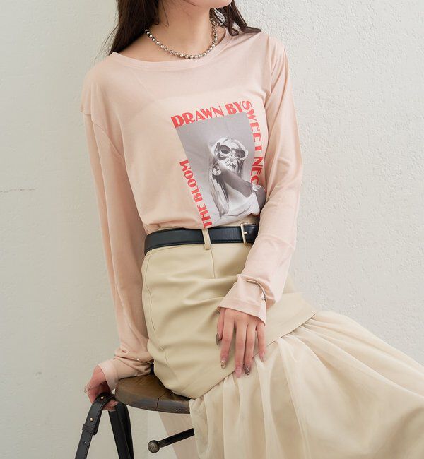  「シアーフォトロングTシャツ」|Tシャツ・カットソー|