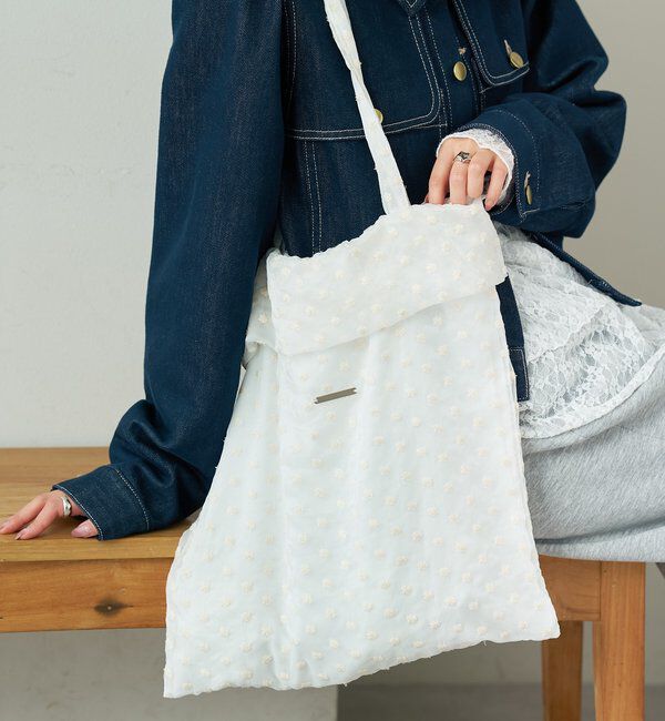 「ドットフラワートートBAG」|トートバッグ|