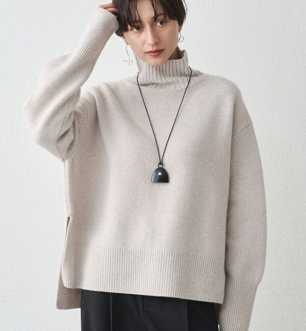  「ウール100タートルニット」|ニット・セーター|