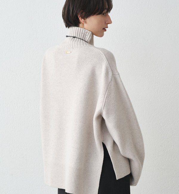  「ウール100タートルニット」|ニット・セーター|