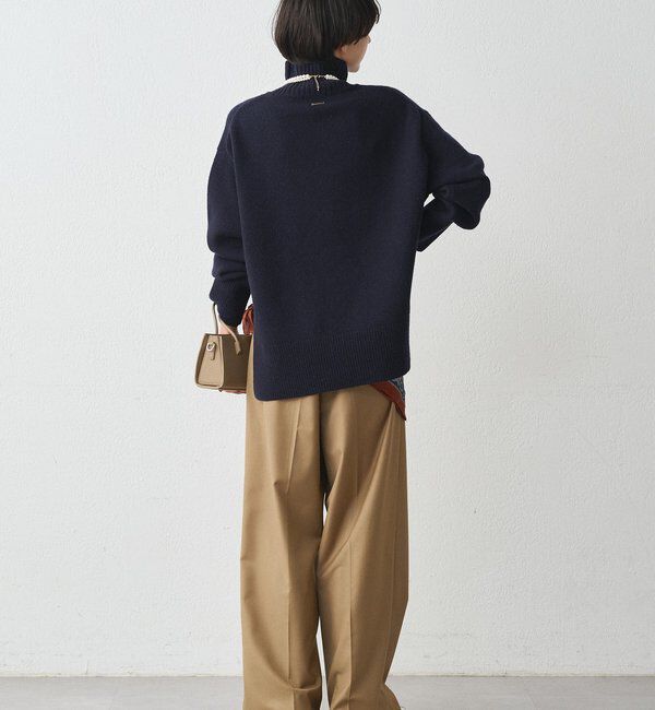  「ウール100タートルニット」|ニット・セーター|