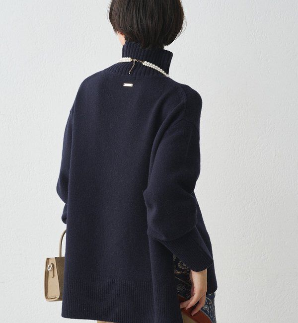  「ウール100タートルニット」|ニット・セーター|