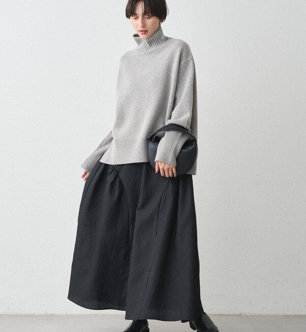  「ウール100タートルニット」|ニット・セーター|