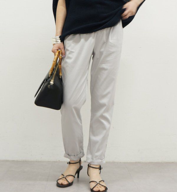  「裾ねじりパンツ」|チノ|