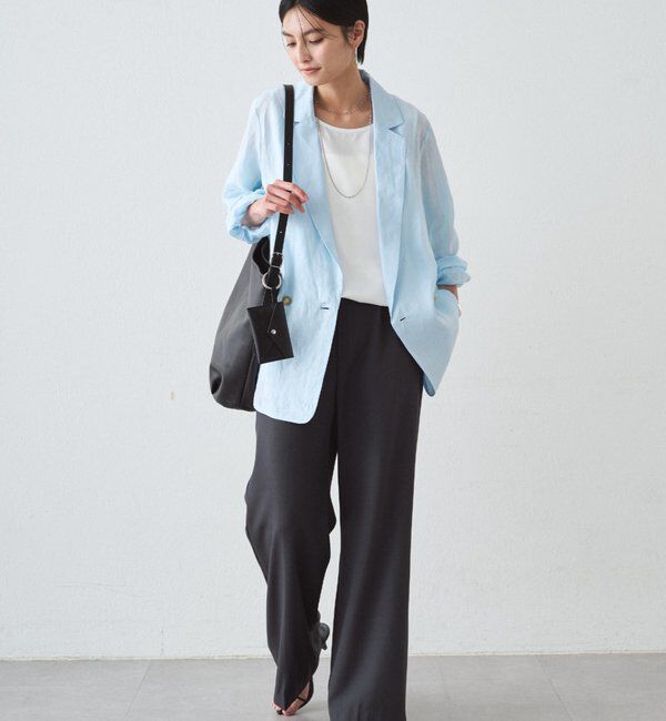  「リネン100ジャケット」|ベスト・ジレ|