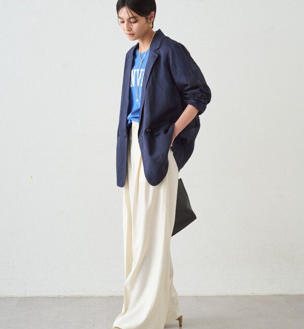  「リネン100ジャケット」|ベスト・ジレ|