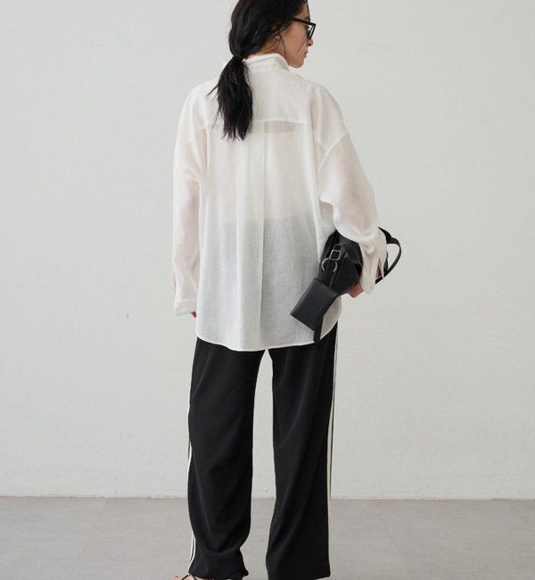  「カシュクール2wayリネンシャツ」|シャツ・ブラウス|