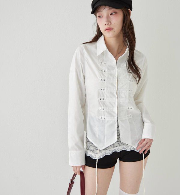  「ナポレオンコンパクトシャツ」|シャツ・ブラウス|