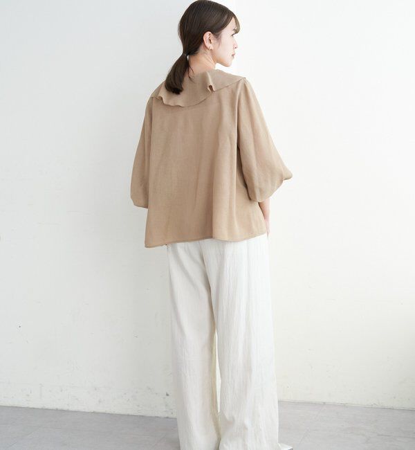  「フリルカラーブラウス」|シャツ・ブラウス|