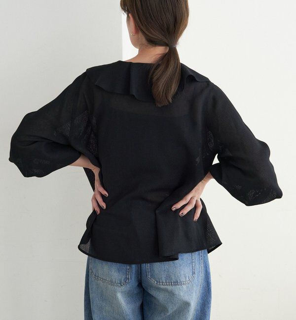  「フリルカラーブラウス」|シャツ・ブラウス|