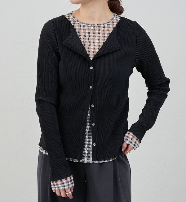  「プリーツカーディガン」|シャツ・ブラウス|