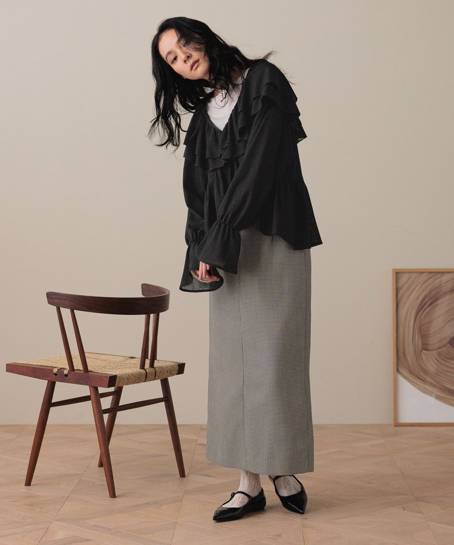 LOWRYS FARM「ＴＲベルトツキタイトスカート」|スカート|