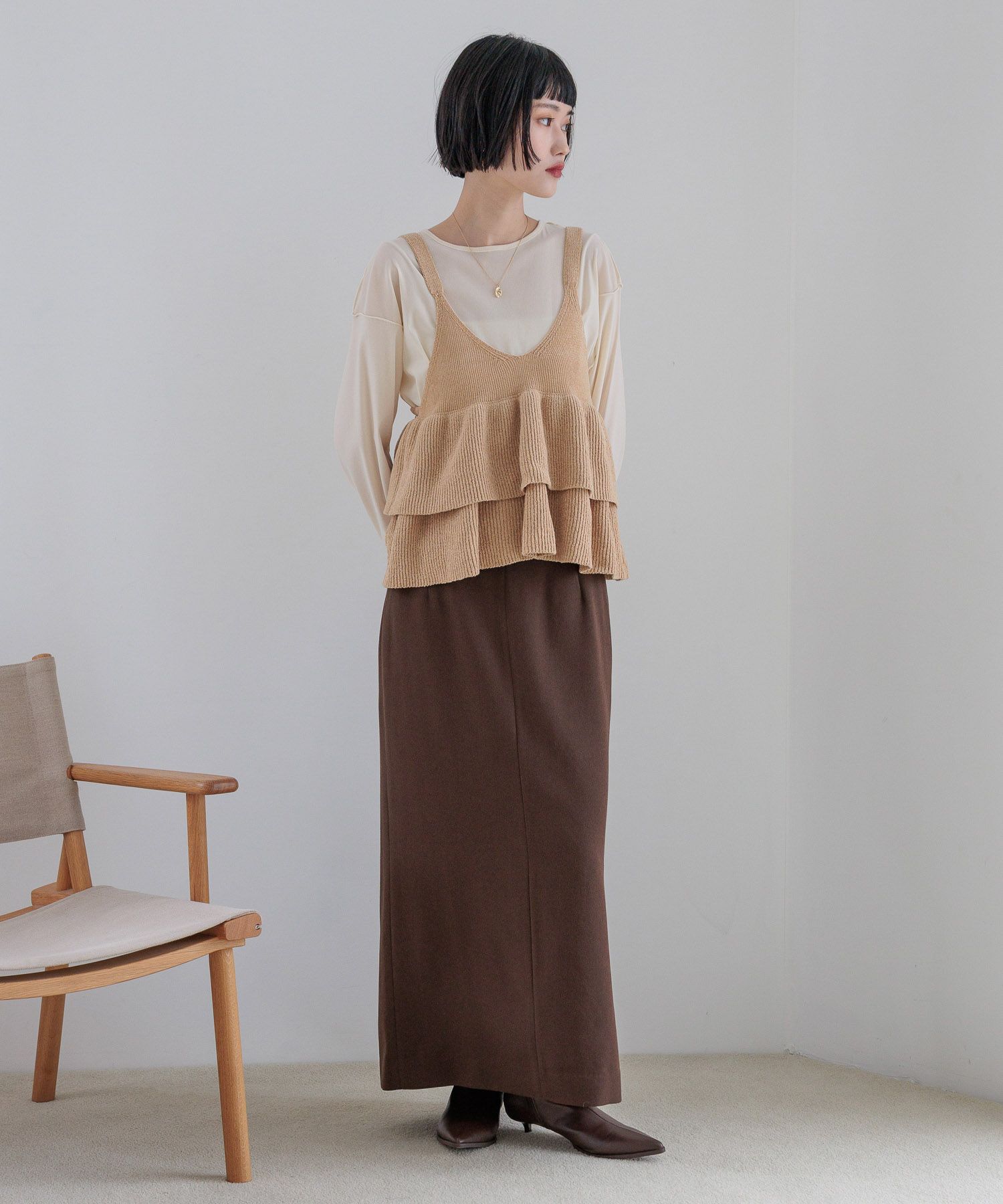 LOWRYS FARM「ＴＲベルトツキタイトスカート」|スカート|
