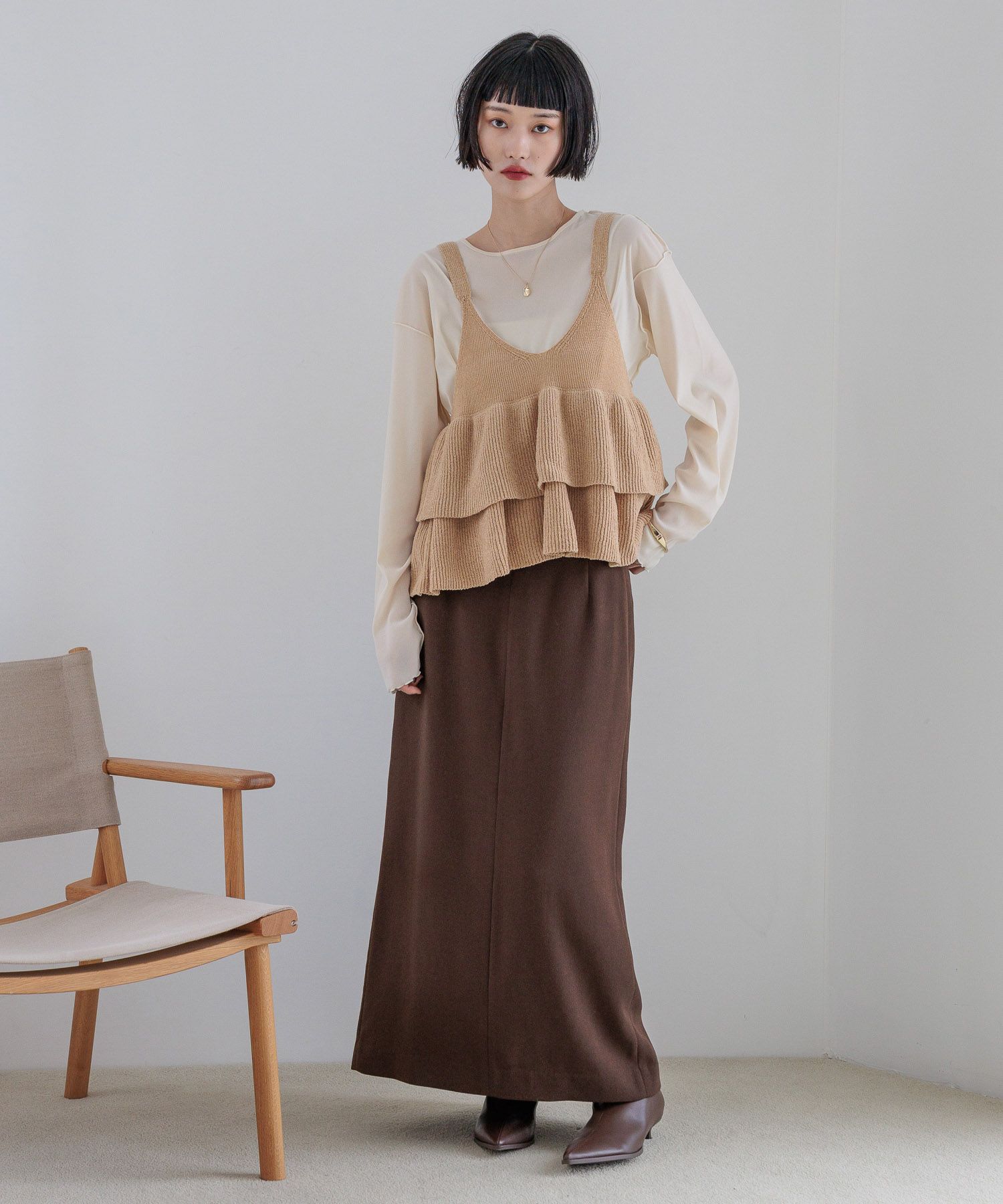 LOWRYS FARM「ＴＲベルトツキタイトスカート」|スカート|