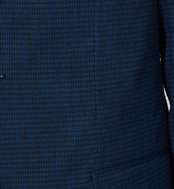 ABAHOUSE「【FLEX】DotAir サッカーツイルプリント ジャケット(セットアップ対応)」|テーラードジャケット|