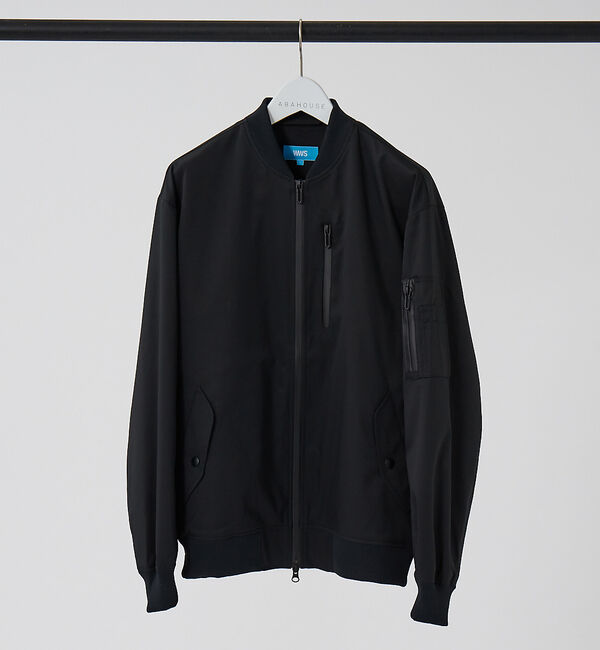 ABAHOUSE「【WWS/ワークウェアスーツ】洗える ライトMA-1 ブルゾン」|ブルゾン・スタジャン|