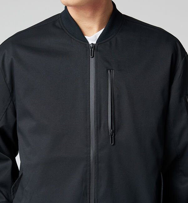 ABAHOUSE「【WWS/ワークウェアスーツ】洗える ライトMA-1 ブルゾン」|ブルゾン・スタジャン|