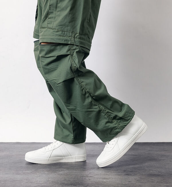 ABAHOUSE「3WAYデチャッタブルヘリクリーパンツ/TCウェザー/ユニセックス」|カーゴ|