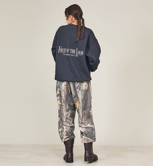 ABAHOUSE「【FRUIT OF THE LOOM】PRINT SWEAT4/ロゴプリント/ユ」|スウェット・ジャージ|