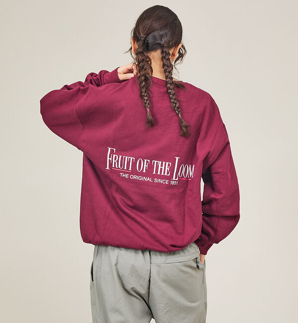 ABAHOUSE「【FRUIT OF THE LOOM】PRINT SWEAT4/ロゴプリント/ユ」|スウェット・ジャージ|