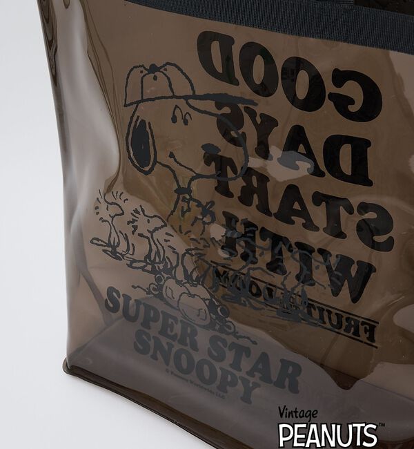 ABAHOUSE「【FRUIT OF THE LOOM/フルーツオブザルーム】PEANUTS コラ」|エコバッグ|