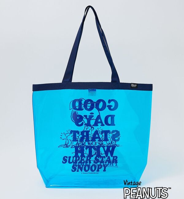 ABAHOUSE「【FRUIT OF THE LOOM/フルーツオブザルーム】PEANUTS コラ」|エコバッグ|