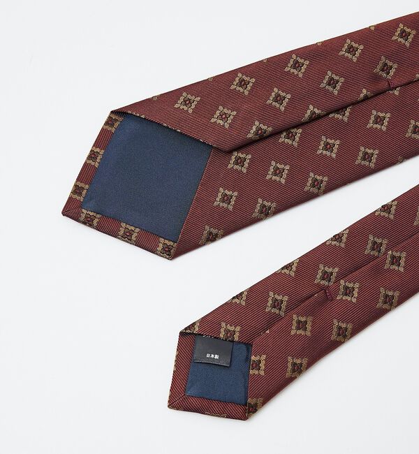 ABAHOUSE「【シルク100％】MADE IN JAPAN 小紋柄 ネクタイ」|ネクタイ・蝶ネクタイ|