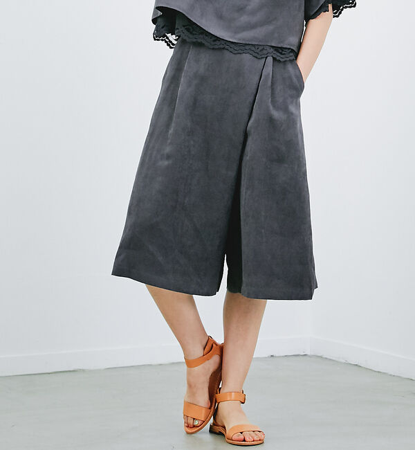 Rouge vif「スエードラップスカウチョ」|その他|チャコール