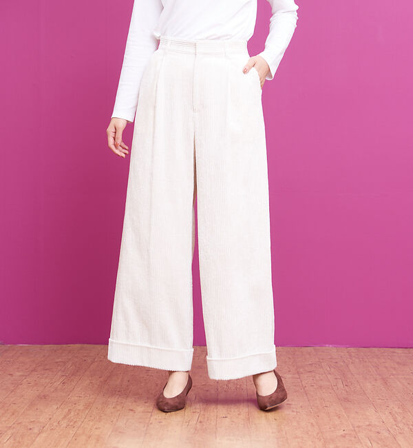 Rouge vif「コーデュロイワイドパンツ」|その他|