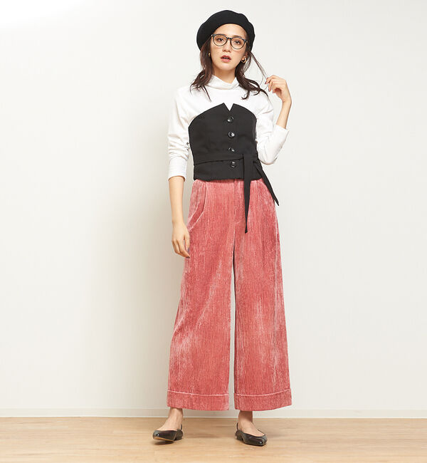 Rouge vif「コーデュロイワイドパンツ」|その他|