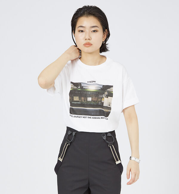 Rouge vif「【LE TRIO ABAHOUSE】A SCENE / グラフィックTシャツ　サ」|Tシャツ・カットソー|