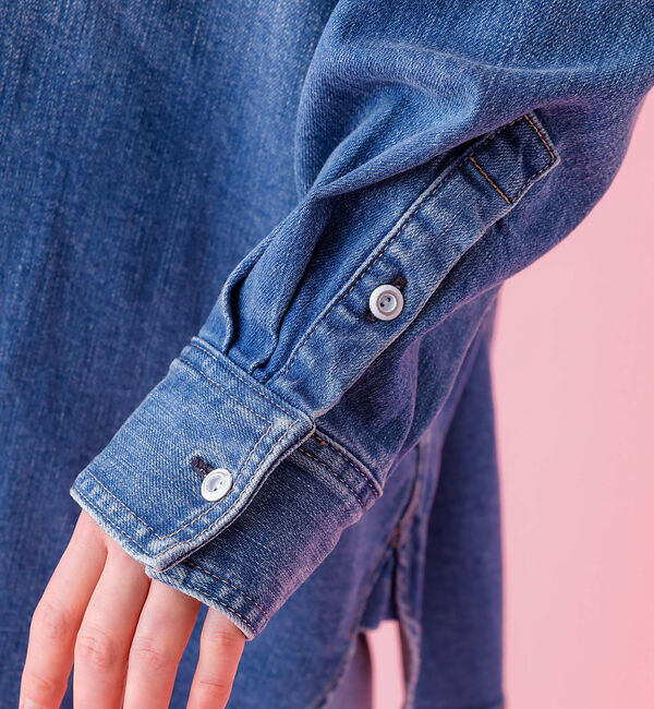 Rouge vif「【Healthy denim / ヘルシーデニム】Almond / デニムシャツ」|シャツ・ブラウス|